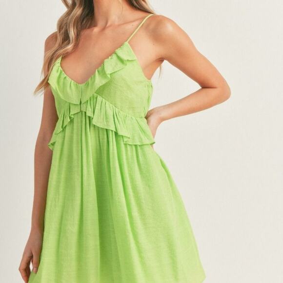 Alyse Ruffle Mini Dress - Picture 6 of 8